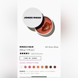 Miracle Balm by Jones Road. Bronze.